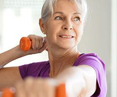Orthopedic physical therapy patient