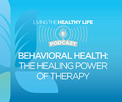 Healthy life podcast graphic