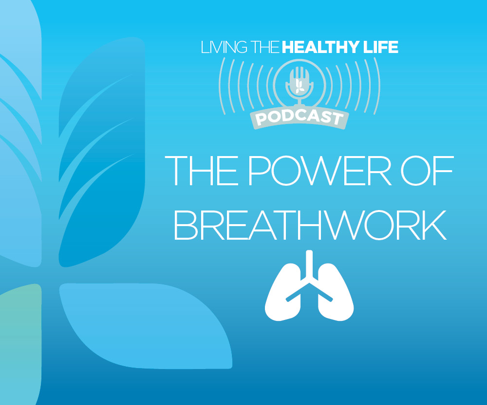 Healthy life podcast graphic