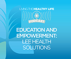 Healthy life podcast graphic