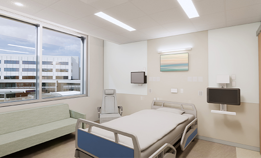 Fort Myers PCU Patient Room