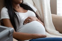 Pregnant woman in third trimester