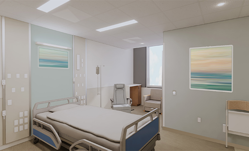 Fort Myers ICU Patient Room
