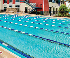large swimming pool