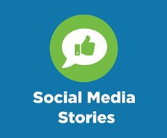 Social media blog widget