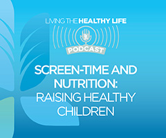 Healthy life podcast graphic