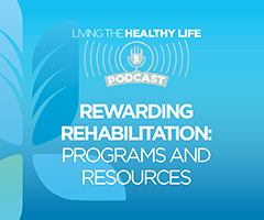 Healthy life podcast graphic